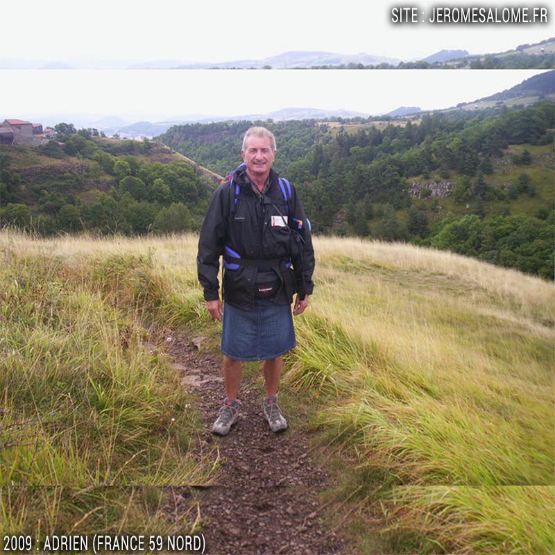 Adrien, un homme en jupe du Nord-Pas-de-Calais en France