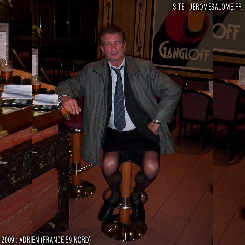 Adrien, un homme en jupe du Nord-Pas-de-Calais en France