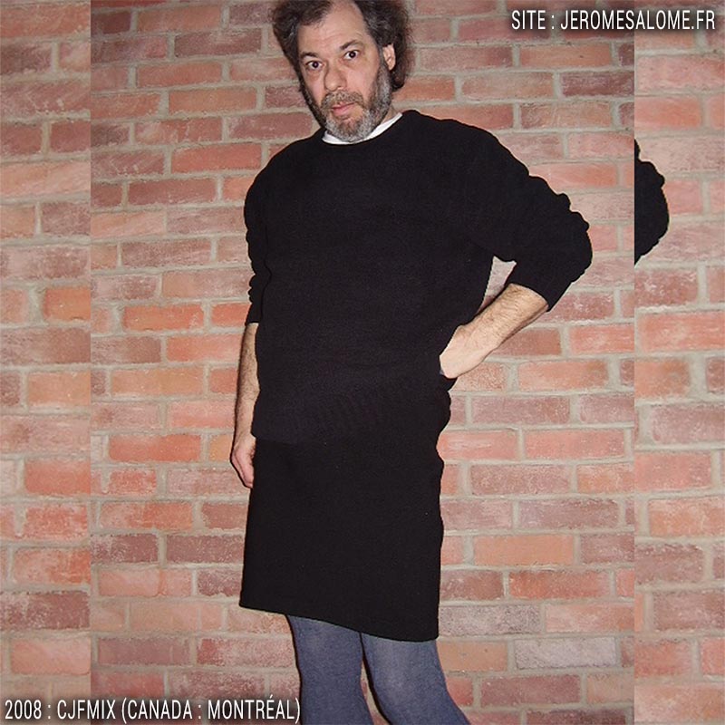 CJFMix, un homme en jupe du Canada