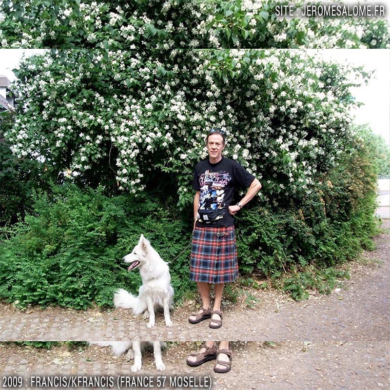 Francis, un homme en jupe de Lorraine en France