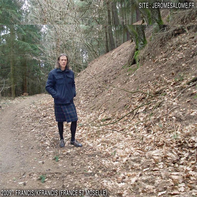 Francis, un homme en jupe de Lorraine en France