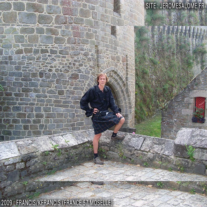 Francis, un homme en jupe de Lorraine en France