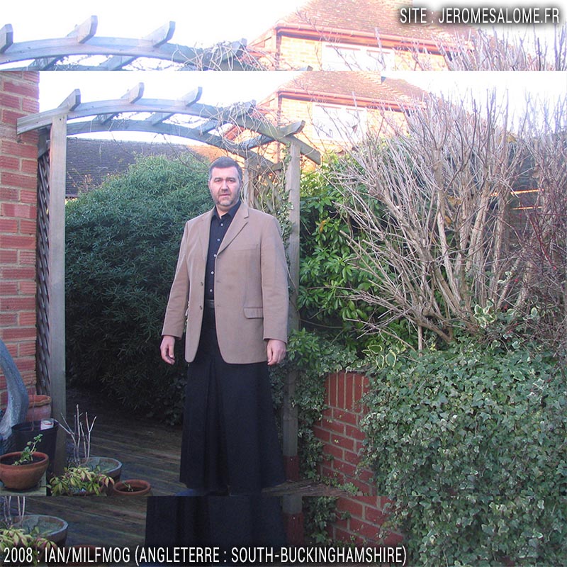 Ian, un homme en jupe du Royaume Uni