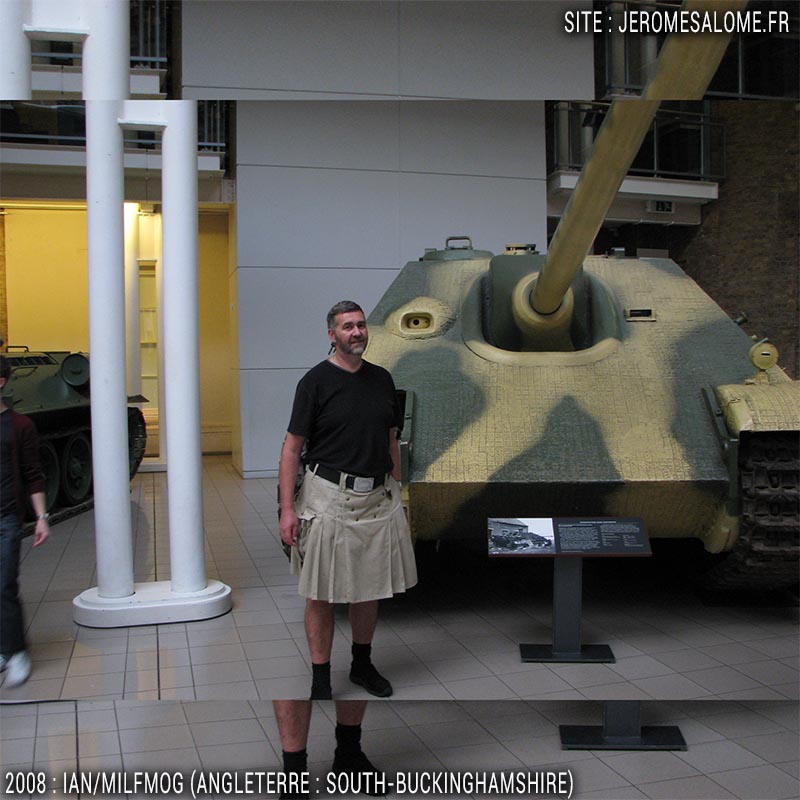 Ian, un homme en jupe du Royaume Uni