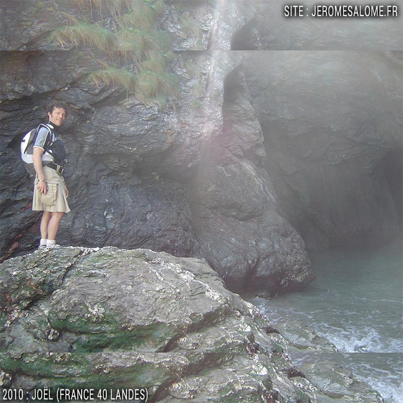 Joël, un homme en jupe des Landes en France