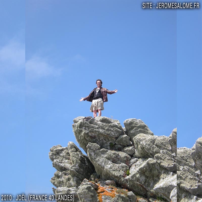 Joël, un homme en jupe des Landes en France