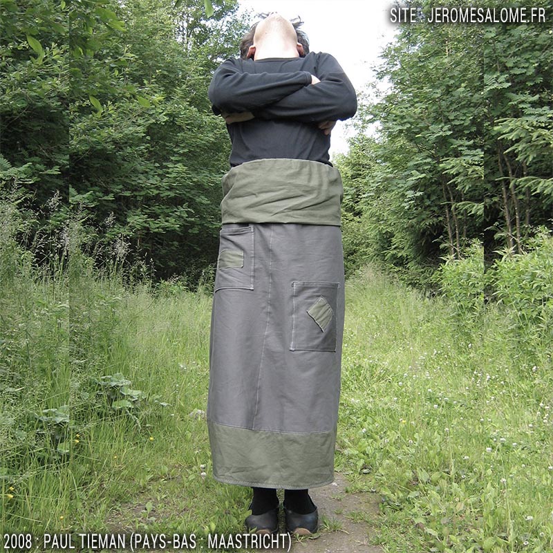 Paul Tieman, un homme en jupe de Maastricht aux Pays-Bas
