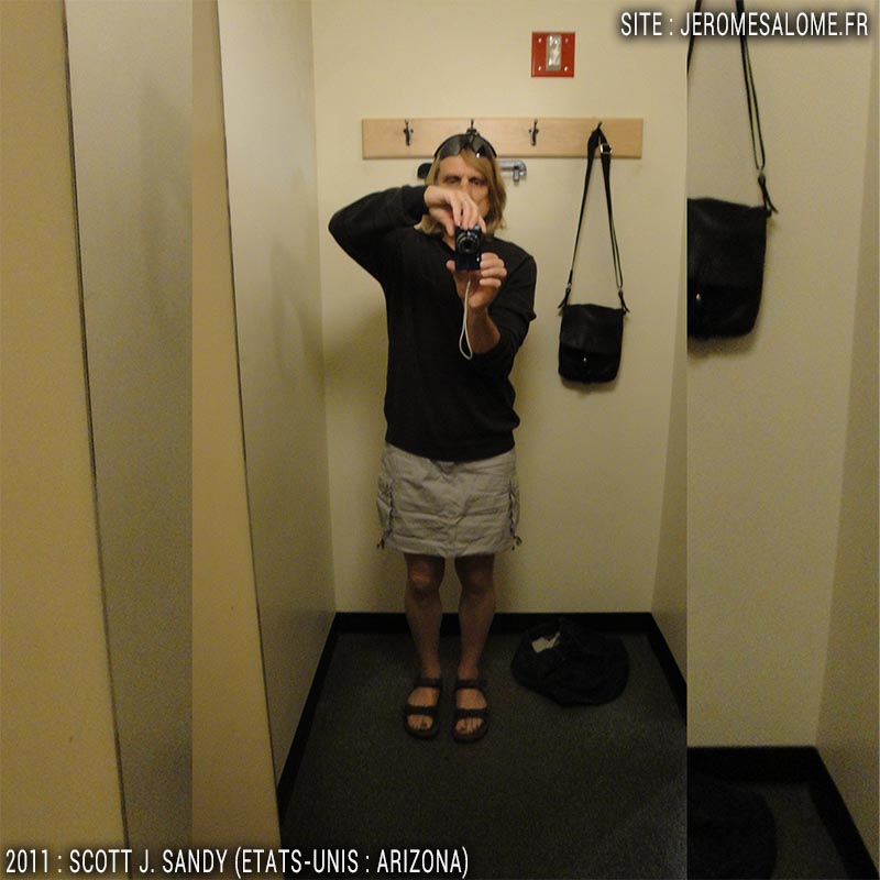 Scott, un homme en jupe de l'Arizona aux Etats-Unis