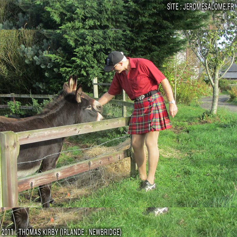 Thomas, un homme en jupe de Newbridge en Irlande