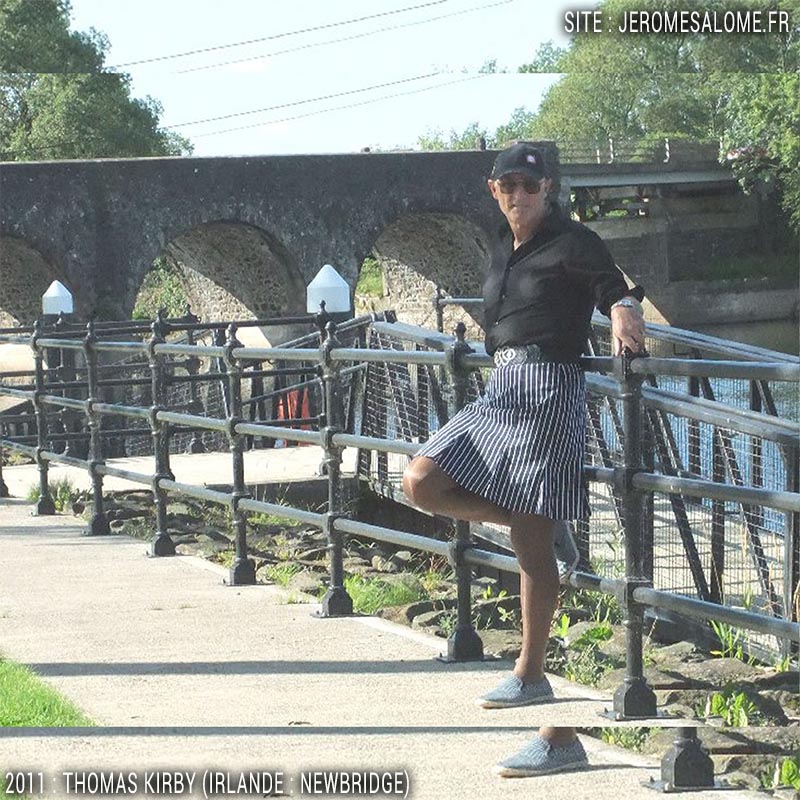 Thomas, un homme en jupe de Newbridge en Irlande