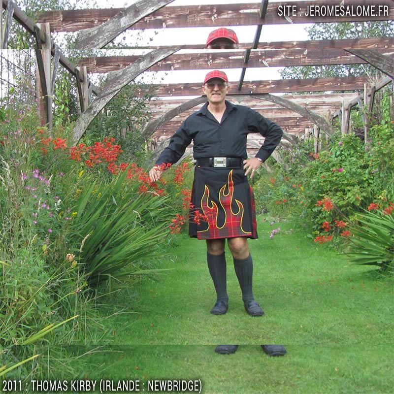 Thomas, un homme en jupe de Newbridge en Irlande