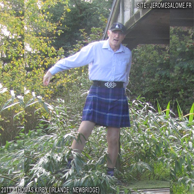 Thomas, un homme en jupe de Newbridge en Irlande