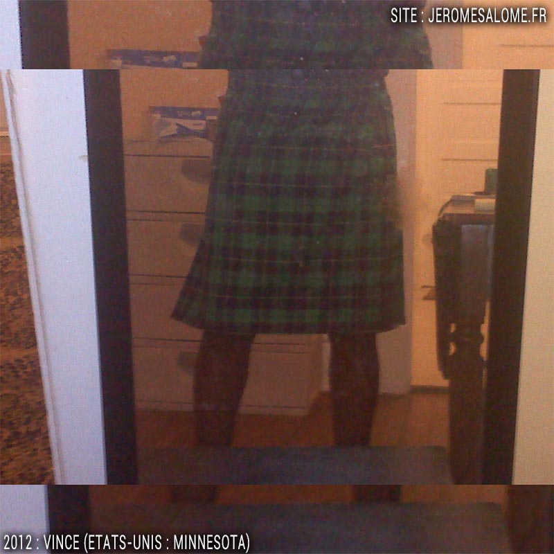 Vince, un homme en jupe du Minnesota aux Etats-Unis