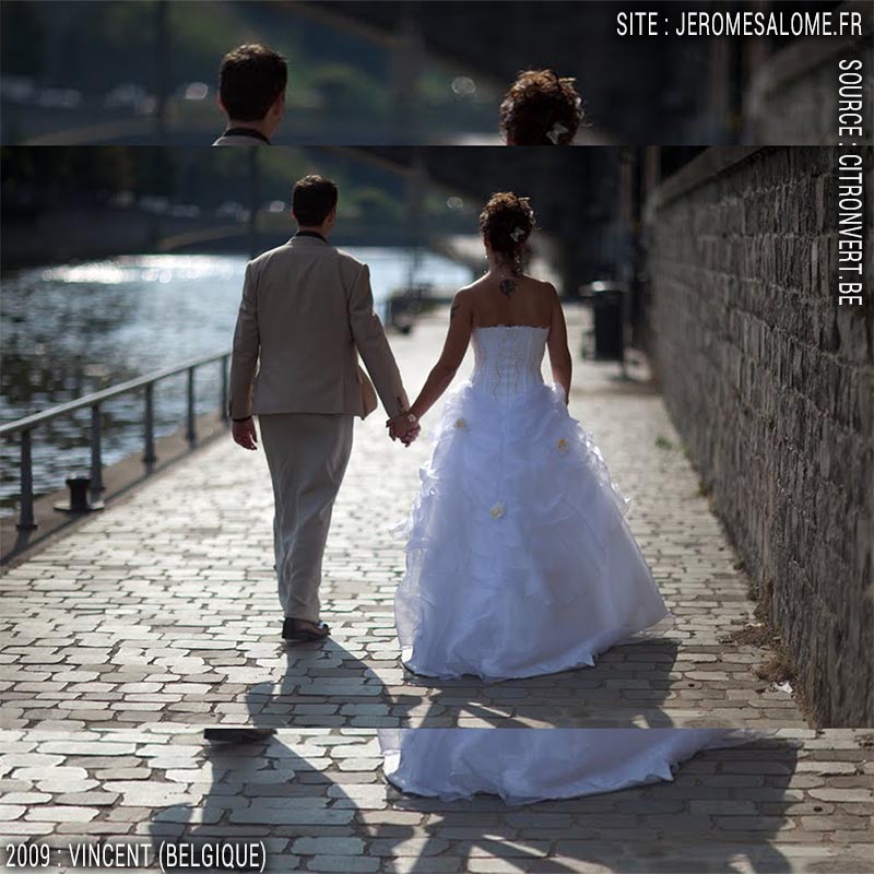 2009 : Vincent, un homme qui s'est marié en jupe en Belgique