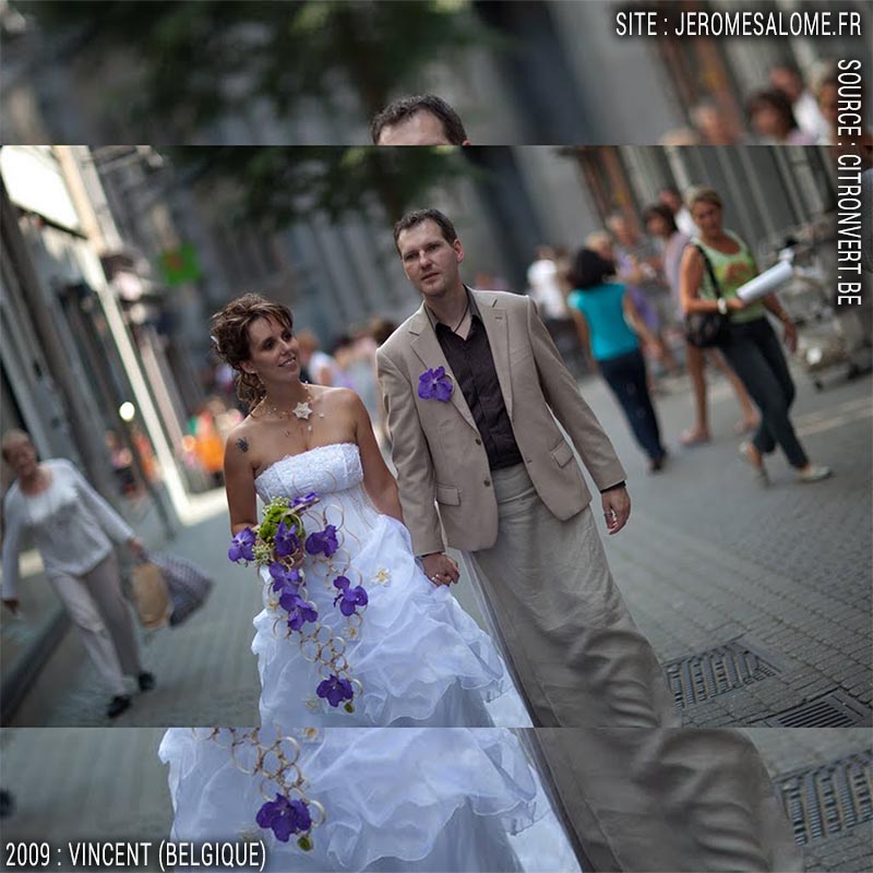 2009 : Vincent, un homme qui s'est marié en jupe en Belgique