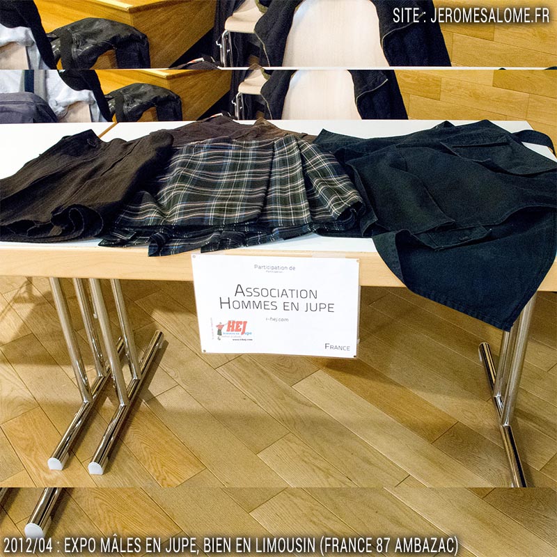 association hommes en jupe