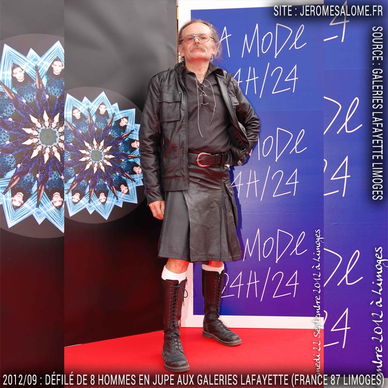 Christian Kieffer, homme en jupe