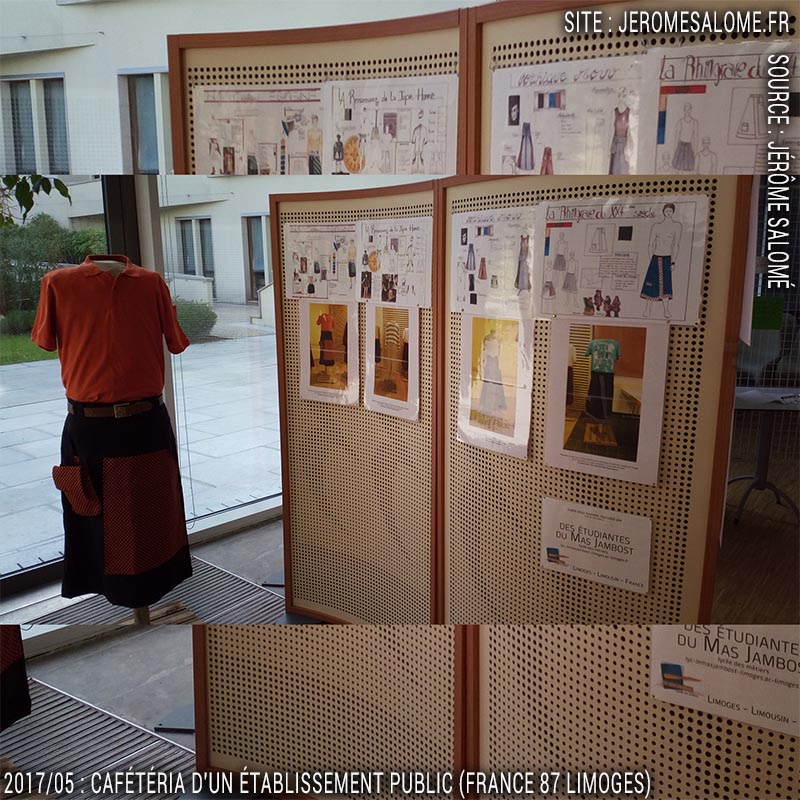 exposition hommes en jupe au travail