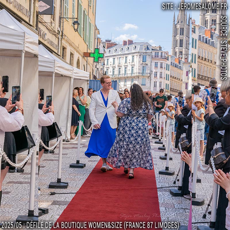 2025-05 : je défile pour une boutique de vêtements féminins