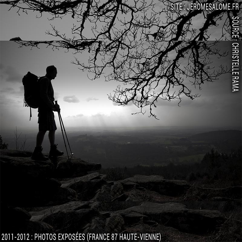 Le randonneur en jupe par Pascal Bruneau