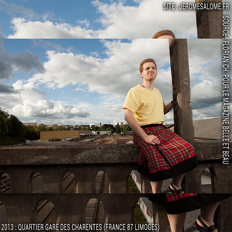 Jérôme Salomé Homme en jupe