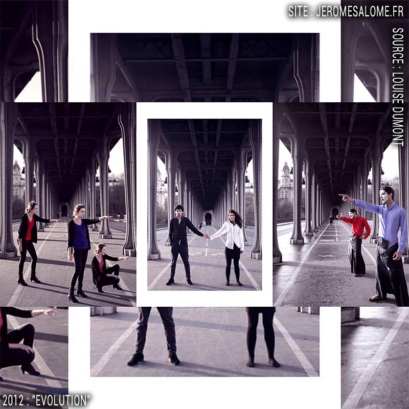 Un couple homme en pantalon et femme en jupe se fait montrer du doigt par des hommes en jupe et des femmes en pantalon