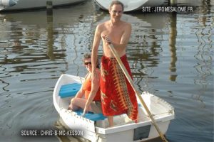 Chris, un homme en jupe de Louisiane aux Etats-Unis